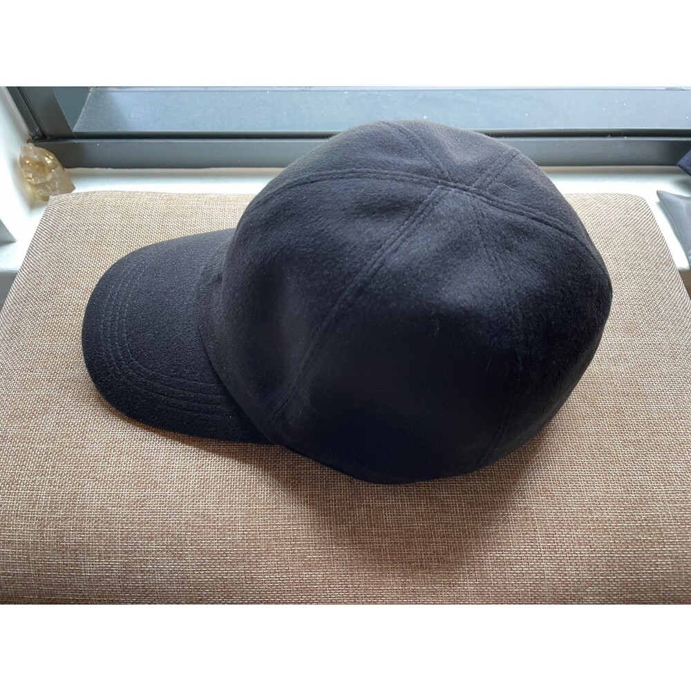 Eleventy Milan Navy Cashmere Baseball Cap Stowable Ear Flaps NWOT - Size M